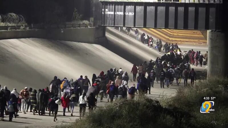The Biden administration announced new policies addressing a surge of migrants crossing the...