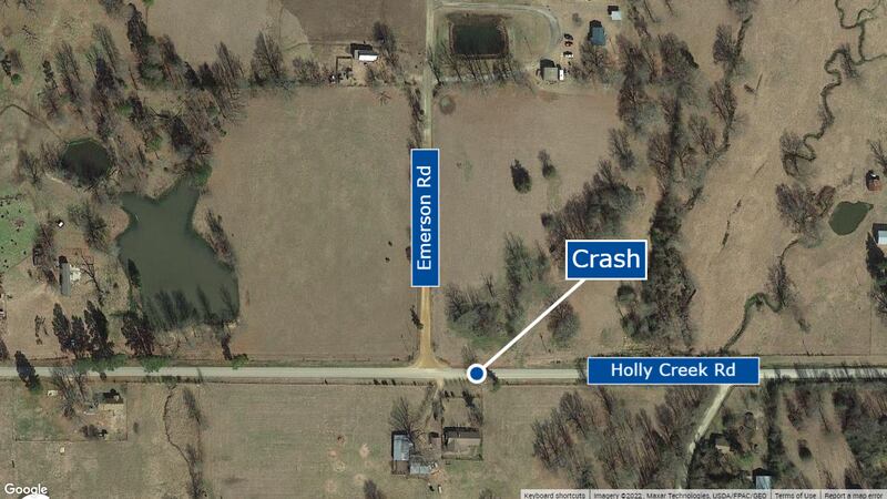 One person was taken to the hospital Friday afternoon after two cars collided in Broken Bow.