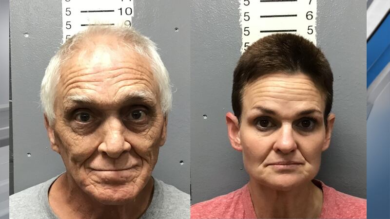Benny Robison, 63, and Lacey James, 45, facing drug and forgery charges.