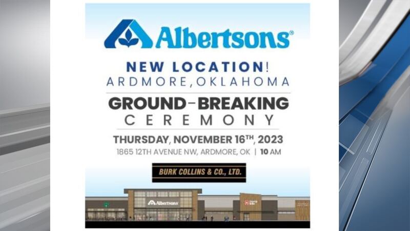 The groundbreaking ceremony will held Thursday at 10:00 a.m.