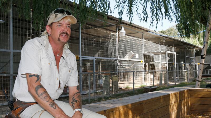 In this Aug. 28, 2013 file photo, Joseph Maldonado-Passage, also known as Joe Exotic, is seen...